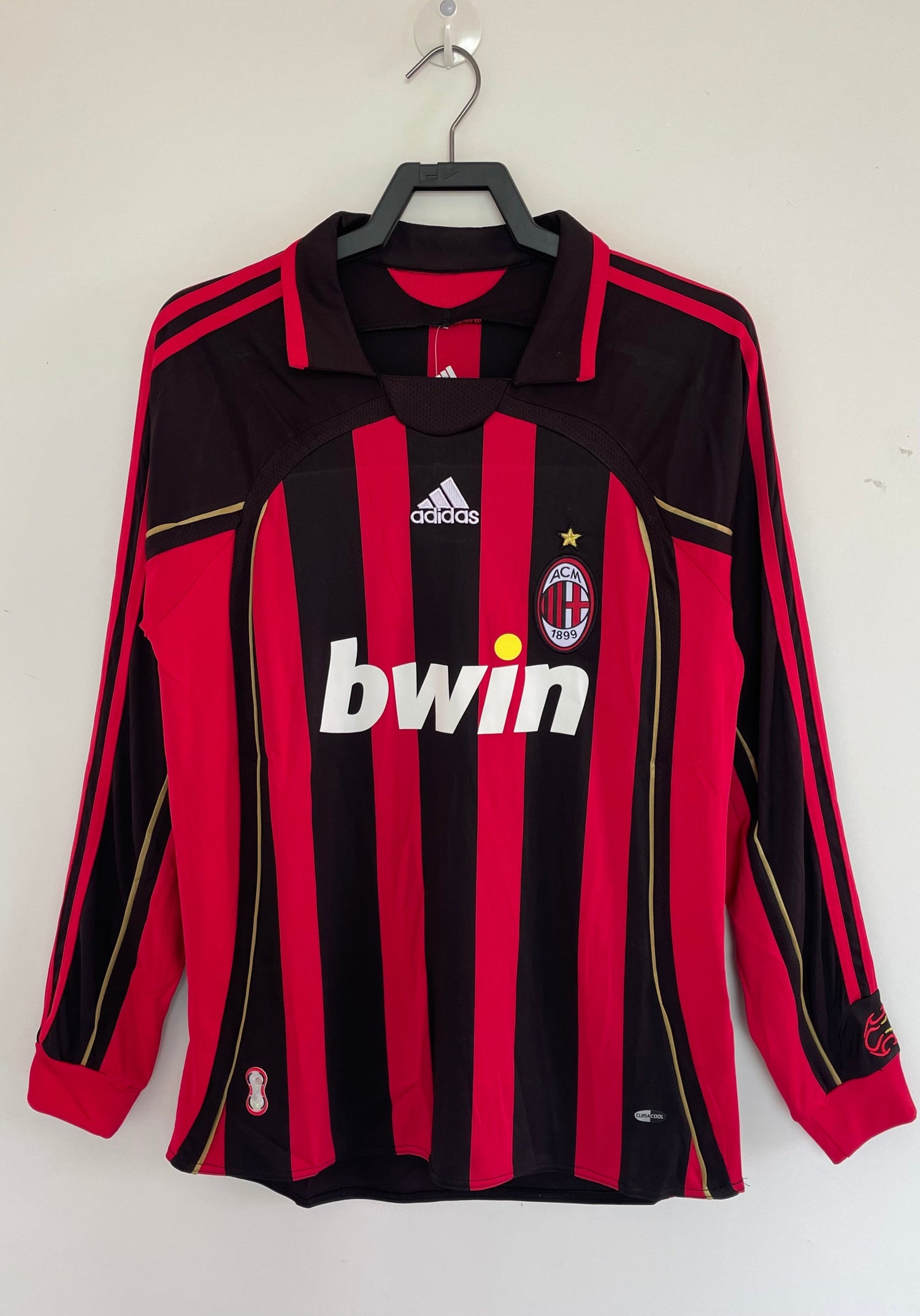 MAILLOT AC MILAN MANCHES LONGUES DOMICILE 2006/2007