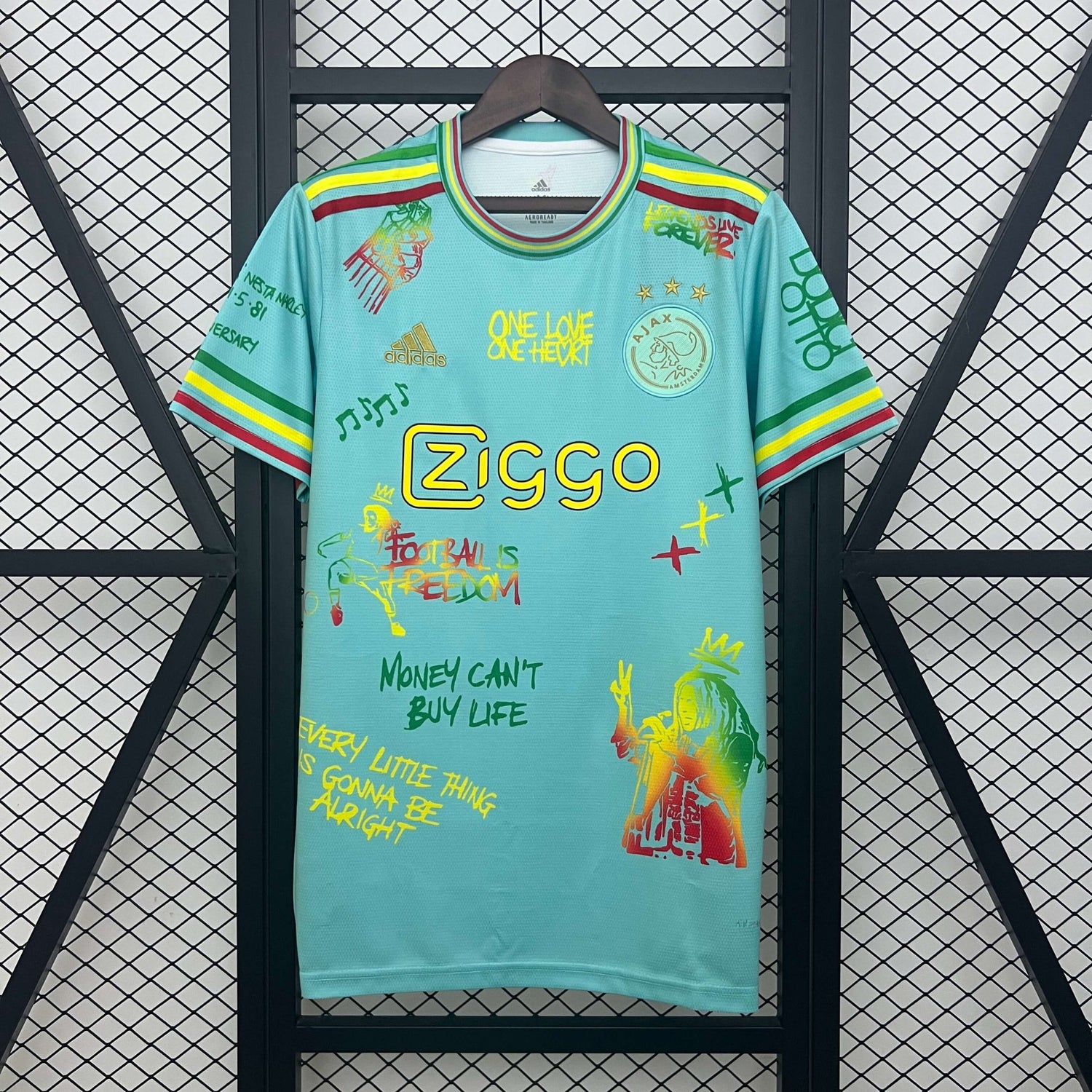 MAILLOT AJAX AMSTERDAM SPECIAL BOB MARLEY 2025/2026